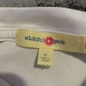 wishful park white crop top